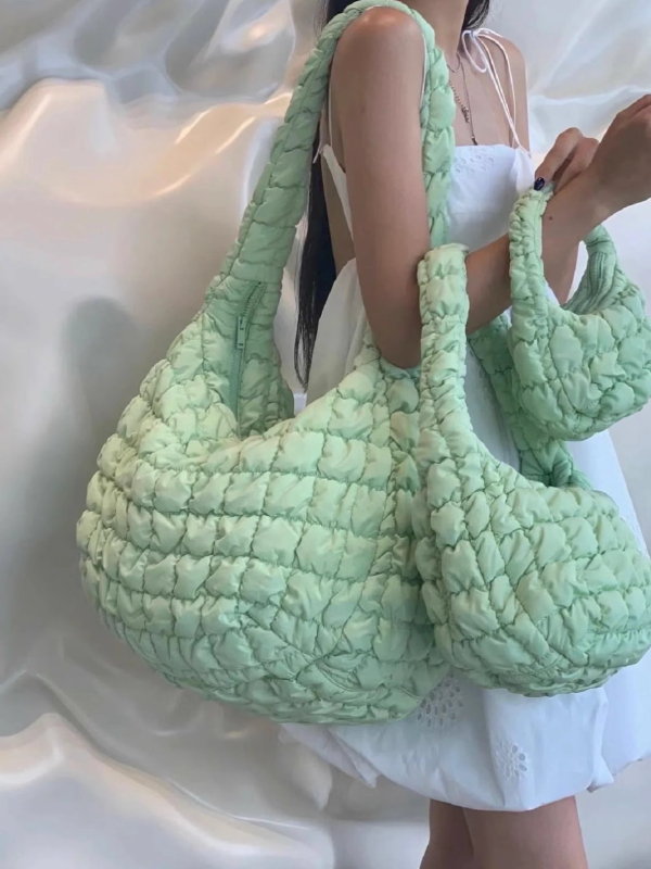 COS Cloud torba za jesen-zimu 2025, velik kapacitet, Dumpling stil, crossbody i tote torba