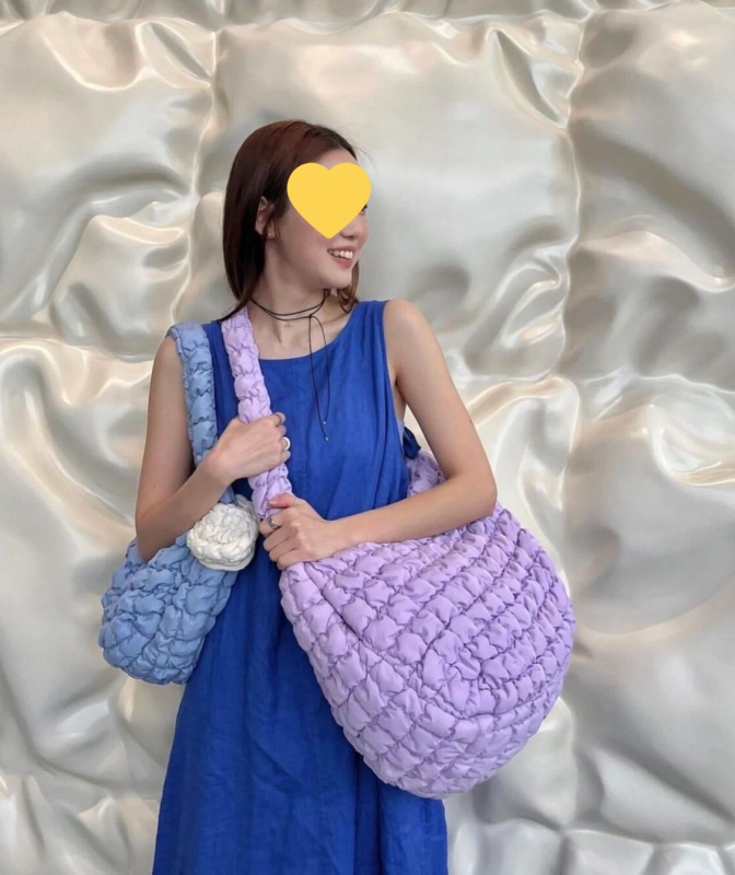 COS Cloud torba za jesen-zimu 2025, velik kapacitet, Dumpling stil, crossbody i tote torba
