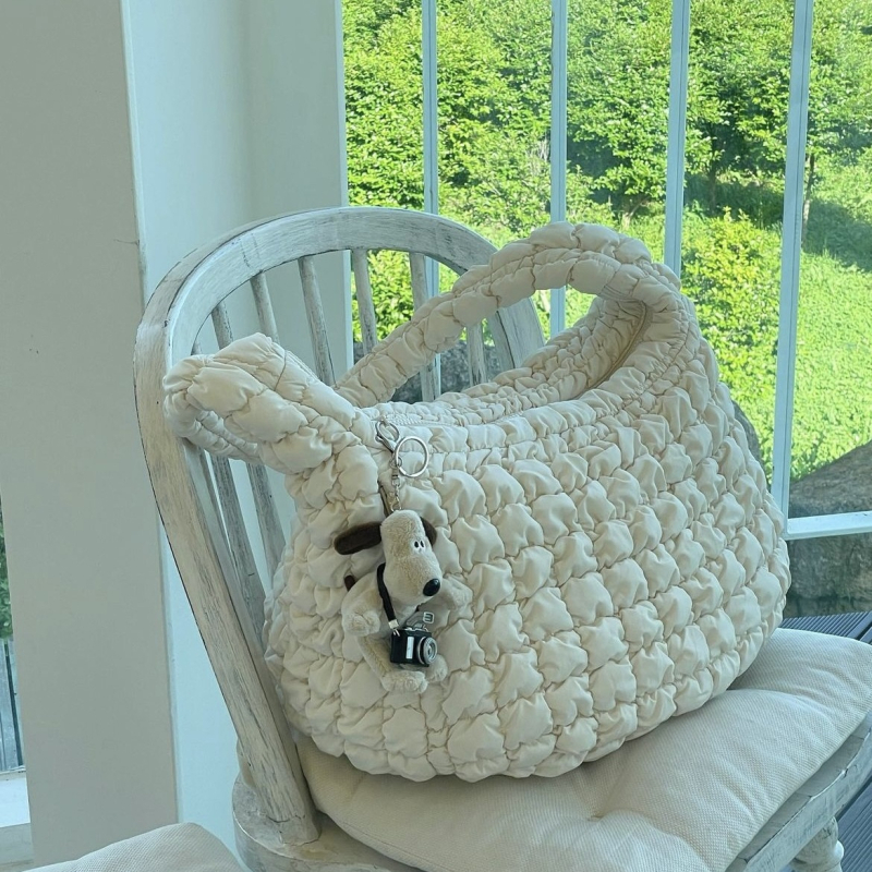 COS Cloud torba za jesen-zimu 2025, velik kapacitet, Dumpling stil, crossbody i tote torba