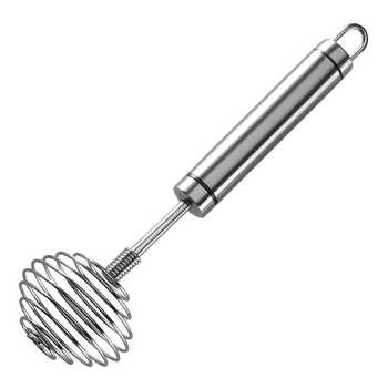 Tel de ouă manual din oțel inoxidabil, ustensilă de bucătărie portabilă