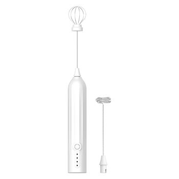 Frecător electric de mână, fără fir, din ABS și oțel inoxidabil, cu ambalaj personalizat și logo