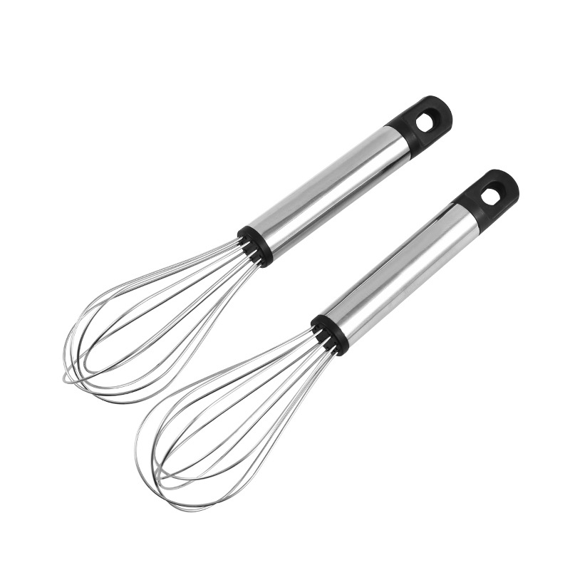 Bătător manual pentru ouă din oțel inoxidabil, 8 inch