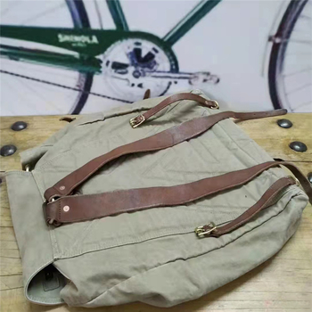 M39 Unisex ruksak za svakodnevnu upotrebu, teški vintage platneni ruksak za outdoor