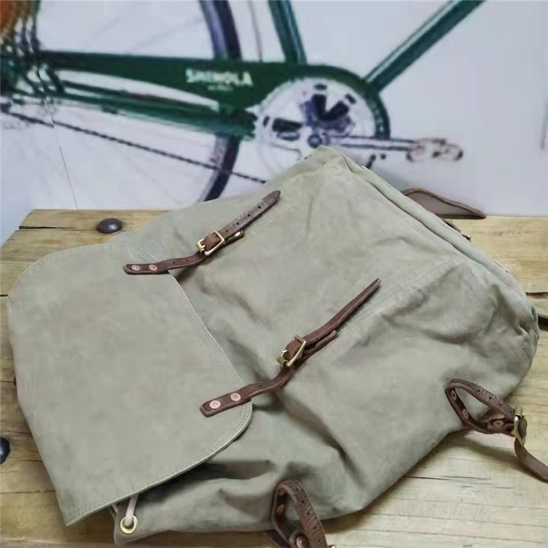 M39 Unisex ruksak za svakodnevnu upotrebu, teški vintage platneni ruksak za outdoor