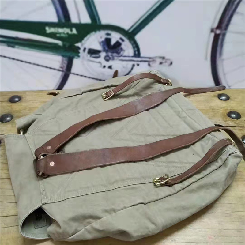 M39 Unisex ruksak za svakodnevnu upotrebu, teški vintage platneni ruksak za outdoor