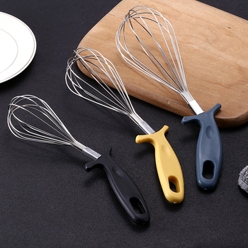 Bețișor de mixare din oțel inoxidabil pentru ouă și smântână, amestecător manual din plastic pentru bucătărie casnică