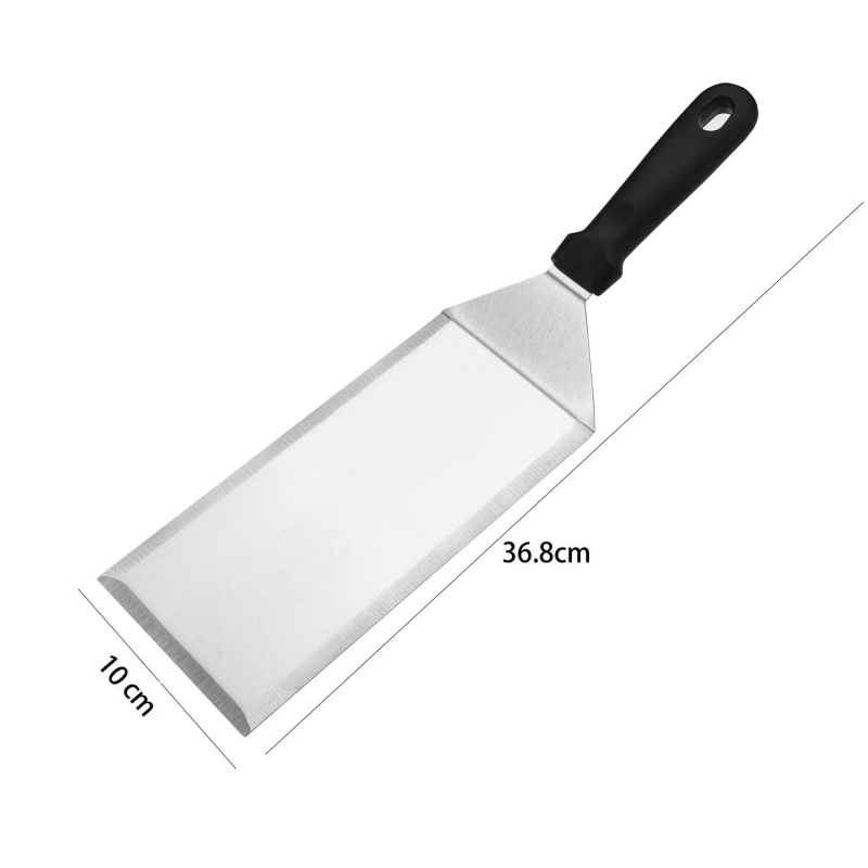 Set unelte BBQ din oțel inoxidabil cu spatulă pentru grătar