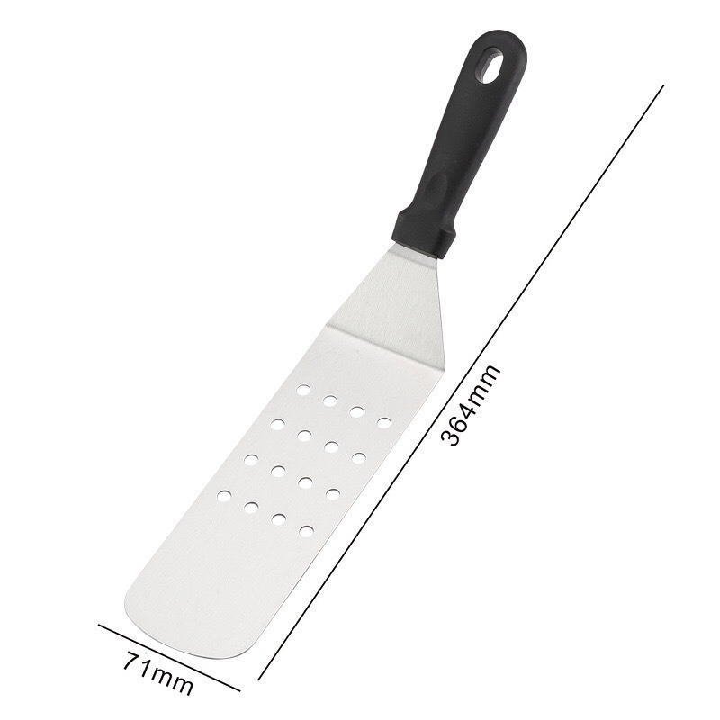 Set unelte BBQ din oțel inoxidabil cu spatulă pentru grătar