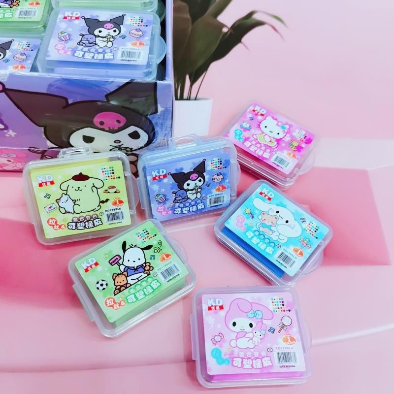 Sanrio plastelină colorată cu schimbare de culoare, în cutie – modelaj pentru copii, desen și artă
