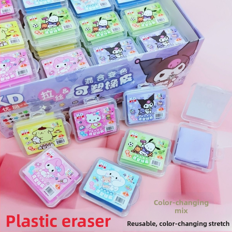 Sanrio plastelină colorată cu schimbare de culoare, în cutie – modelaj pentru copii, desen și artă