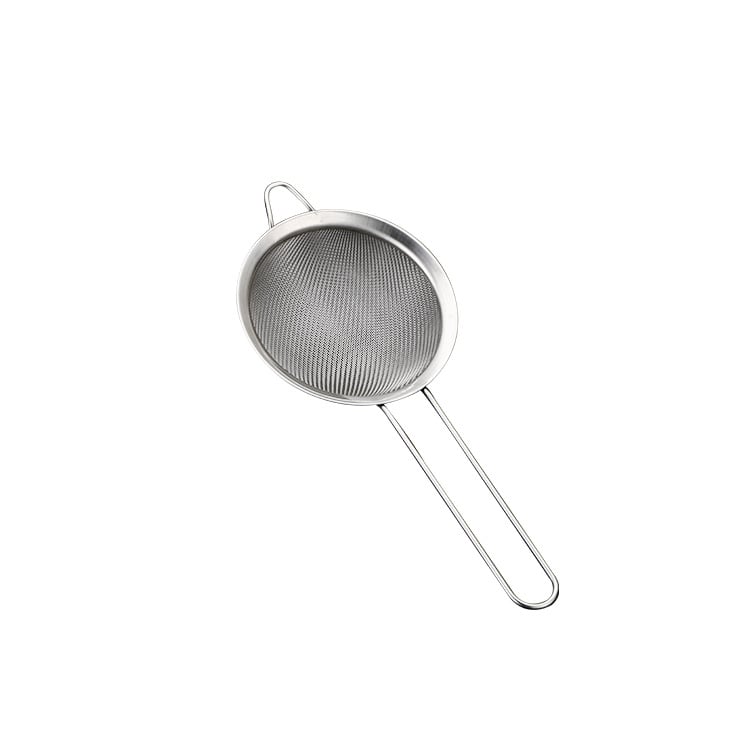 Lingură de bucătărie din oțel inoxidabil, personalizabilă, cu plasă filtrantă densă pentru lapte de soia, separare a uleiului și lingură mare pentru făină