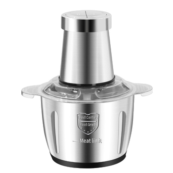Mașină de tocat carne din oțel inoxidabil, 3 L, pentru bucătăriea de acasă, mixer electric, mărunțitor de legume, blender