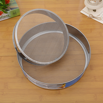 Set od pet sita za brašno, promjera 20–27 cm, nehrđajući čelik, mrežica 40, kuhinjski alat za pečenje