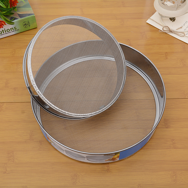 Set od pet sita za brašno, promjera 20–27 cm, nehrđajući čelik, mrežica 40, kuhinjski alat za pečenje