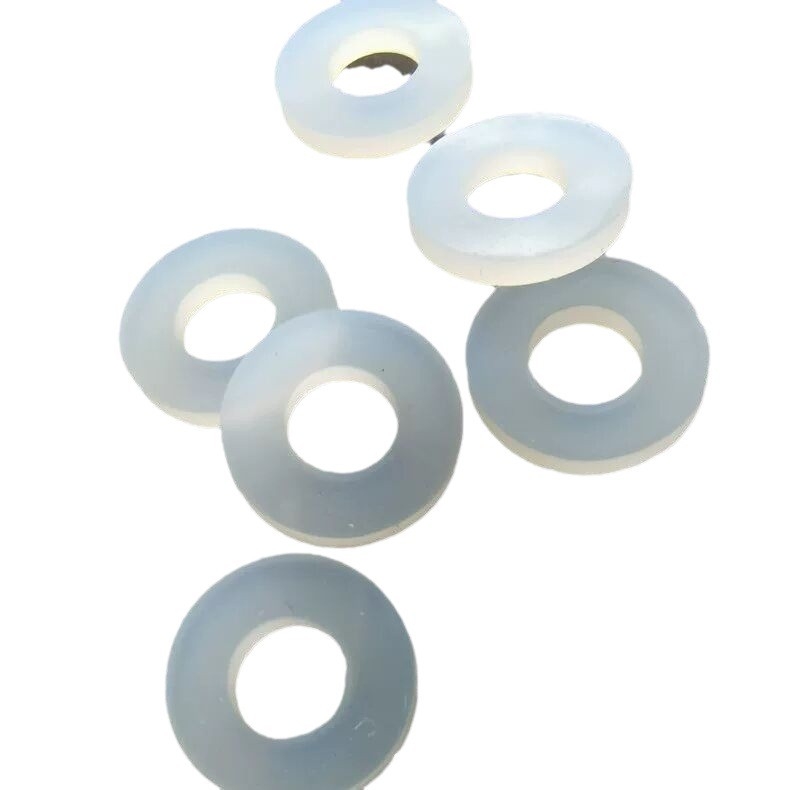 Garnitură din silicon transparent de calitate alimentară, autoadezivă, disc circular cu puncte mici pentru picioarele mouse-ului – anti-derapare și amortizare