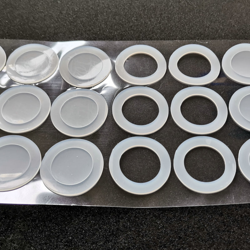 Picioruș rotund din silicon transparent, cu spate autoadeziv, antiderapant pentru electrocasnice, garnitură din silicon pentru amortizarea vibrațiilor și etanșare