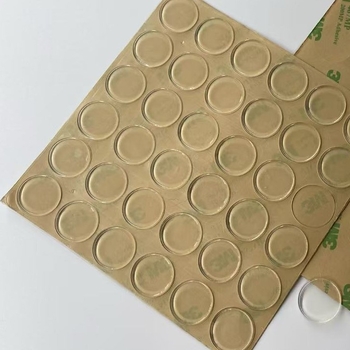 Protecții din silicon negri pentru mobilier, plăci de silicon transparente, amortizoare autoadezive, anti-derapare și granule de silicon pentru sticlă