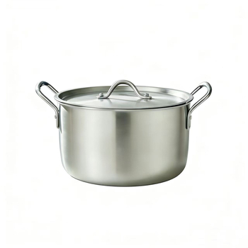 Set de oale din aluminiu întărit, 7 piese, cu capace, dimensiuni 14-26 cm