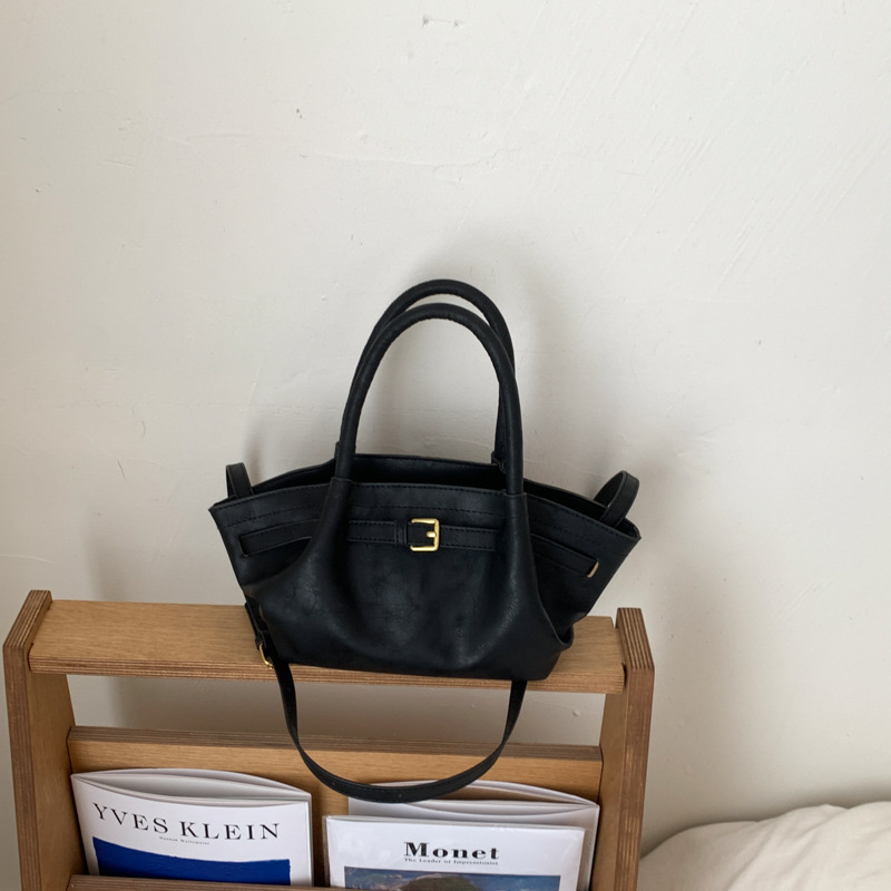 Ženska torbica za svakodnevnu upotrebu, velika zapremina, retro stil, preko ramena i crossbody, cilindrični oblik, lagani luksuz