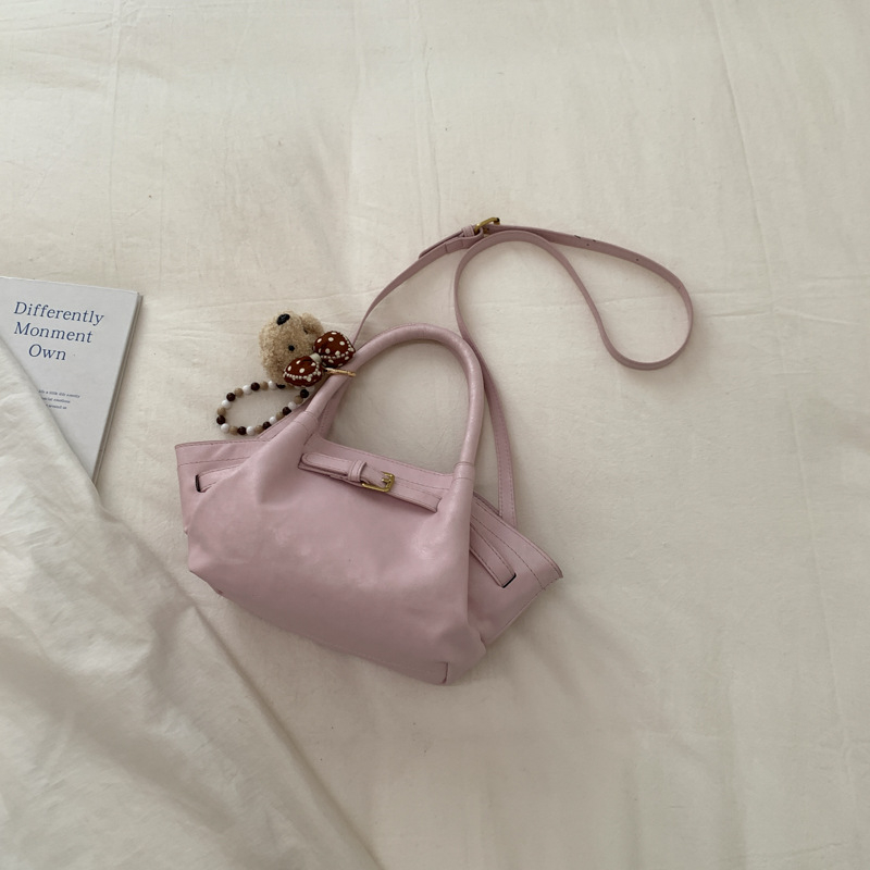 Ženska torbica za svakodnevnu upotrebu, velika zapremina, retro stil, preko ramena i crossbody, cilindrični oblik, lagani luksuz