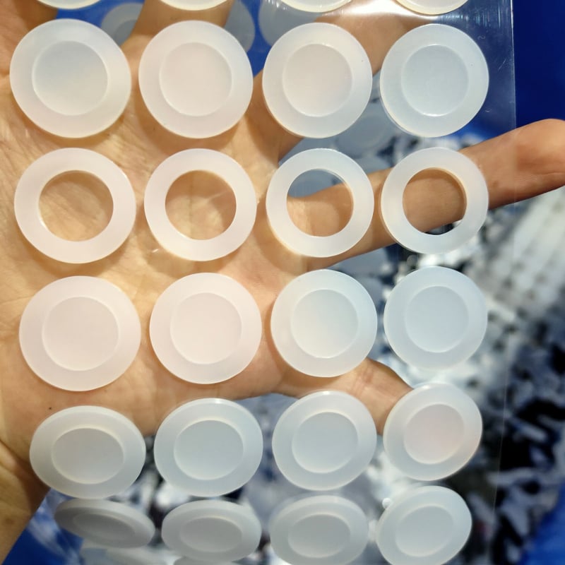 Garnitură din silicon alimentar, covoraș anti-alunecare, covoraș transparent autoadeziv din silicon, garnitură etanșare