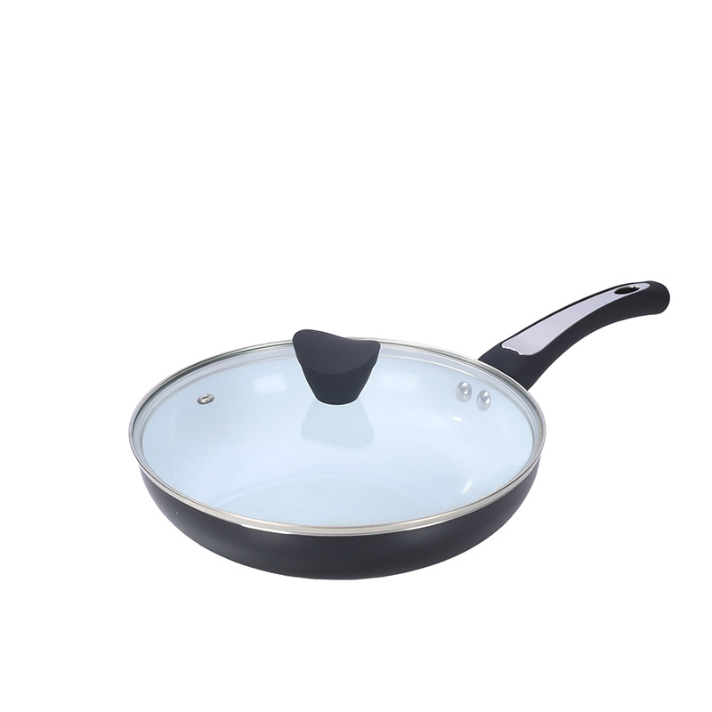 Set de vase de gătit antiaderente, 6 piese, pentru bucătărie, inclusiv tigaie și oală pentru lapte