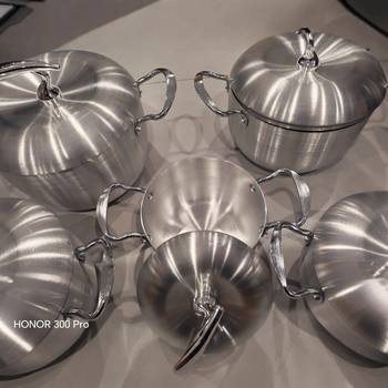 Set Apple din aluminiu, 5 piese, 16/18