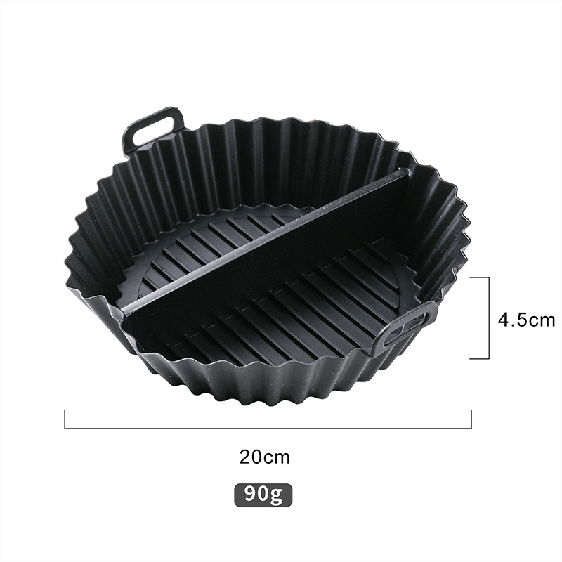 Covoraș din silicon pentru air fryer, covoraș de bucătărie din silicon, tavă divizată pentru air fryer
