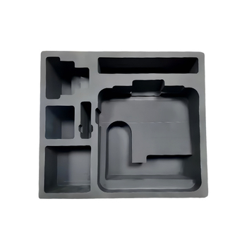 Liner EVA negru pentru ambalare, cu burete amortizant personalizat pentru forme speciale