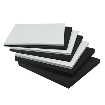 Placă EVA spumă 38° Negru-Alb, înaltă densitate, folie de ambalare antișoc, material DIY