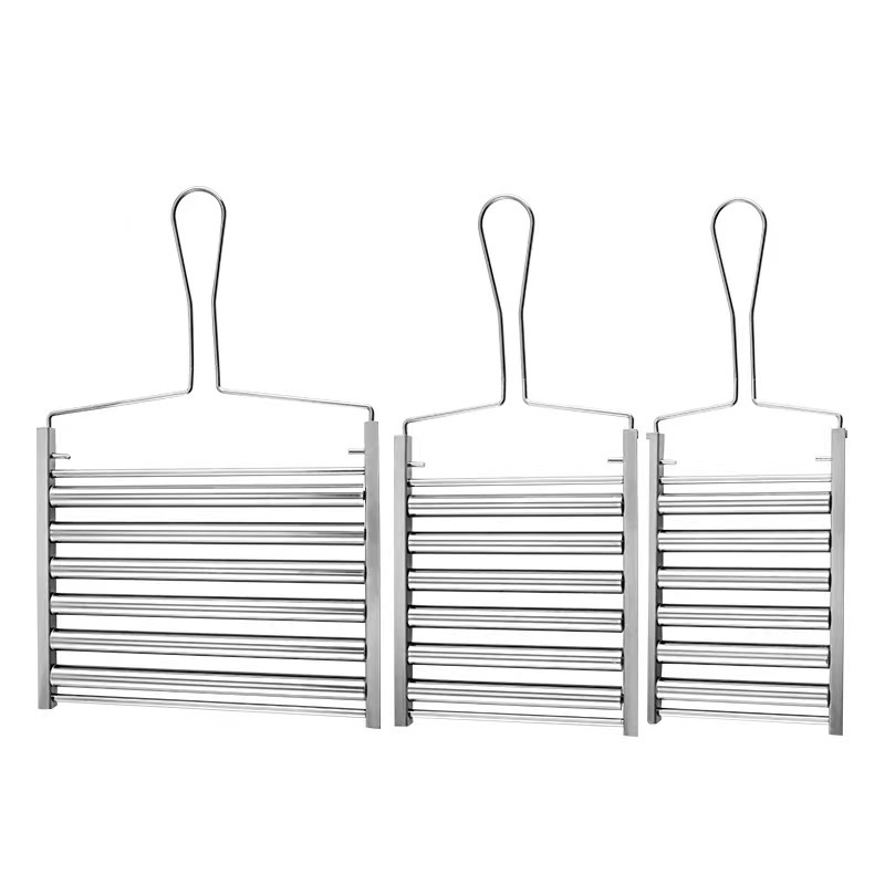 Grill manual pentru cârnați din oțel inoxidabil, rolă pentru cârnați, unelte portabile de grătar outdoor, multifuncțional pentru hot dog