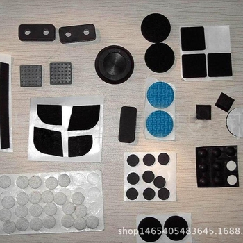 Tamponi autoadezivi EVA, plăci negre din silicon rezistente la uzură, garnituri din cauciuc EVA pentru mobilier anti vibrații