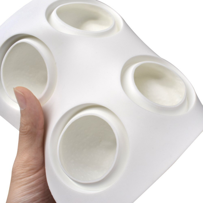 Formă din silicon pentru tort cu 8 cavități, dreptunghiulară – mousse de portocale