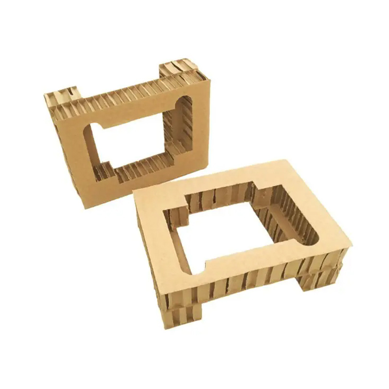 Ambalaj cu înveliș din hârtie cu structură faguri, suport de expunere din carton, protecție ecologică anti-șoc pentru corpuri de iluminat, electrocasnice mici și mobilier