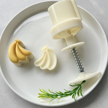 Formă 3D de Copt cu Banane, ABS Plastic, Presiune Manuală, pentru Gustări și Deserturi cu Banane