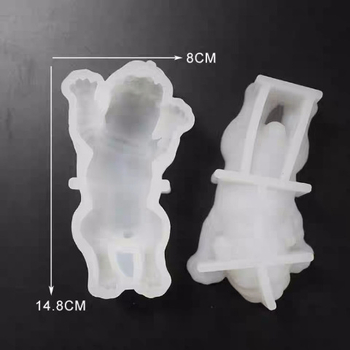 Formă din silicon în formă de Shar-Pei, a doua generație îmbunătățită, pentru mousse de tort, coacere și ciocolată