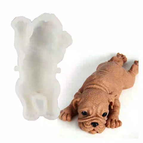 Formă din silicon în formă de Shar-Pei, a doua generație îmbunătățită, pentru mousse de tort, coacere și ciocolată