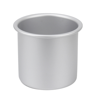 Formă de copt pentru chec chiffon, diametru 3 inch, înălțime 7,6 cm, fund anodizat, pereți drepți, margine plată, formă circulară de copt