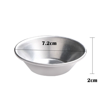 Formă rotundă din aluminiu pentru egg tart, formă de budincă și tart