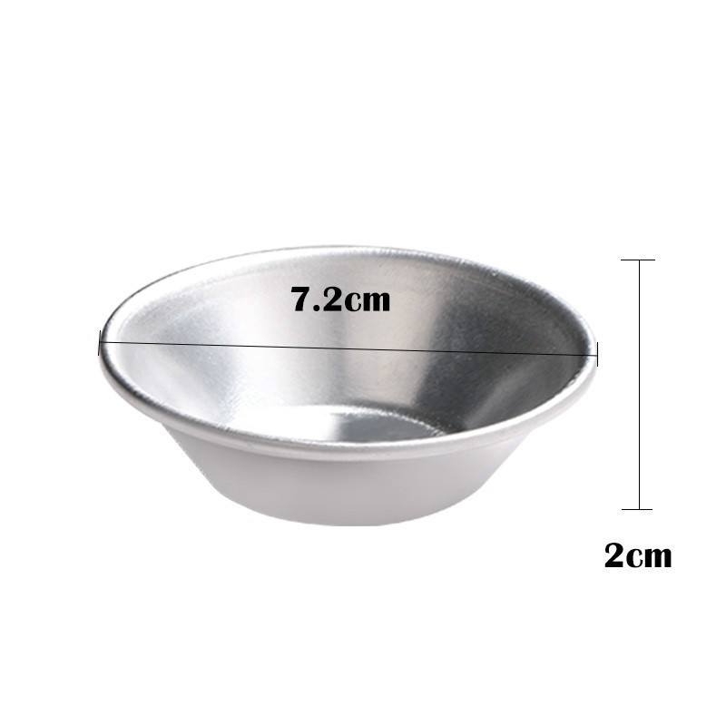 Formă rotundă din aluminiu pentru egg tart, formă de budincă și tart