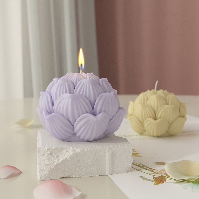 Formă din silicon pentru mousse de lotus – pentru lumânări aromatice DIY, turnare de rășină și săpun handmade