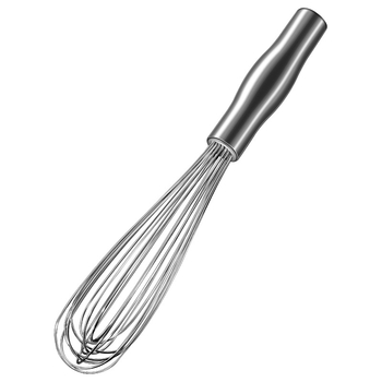 Tel pentru ouă din oțel inoxidabil 304 – mâner manual, pentru albușuri și smântână, bucătărie de coacere