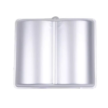 Unelte de coacere din aluminiu anodizat: formă în formă de carte, tavă de copt din aluminiu, matriță pentru prăjit cu design desen animat, mini creativ