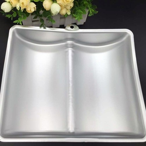 Unelte de coacere din aluminiu anodizat: formă în formă de carte, tavă de copt din aluminiu, matriță pentru prăjit cu design desen animat, mini creativ
