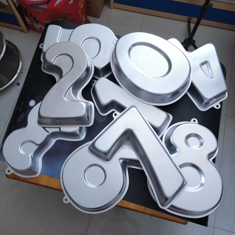 Unelte de coacere din aluminiu anodizat: formă în formă de carte, tavă de copt din aluminiu, matriță pentru prăjit cu design desen animat, mini creativ