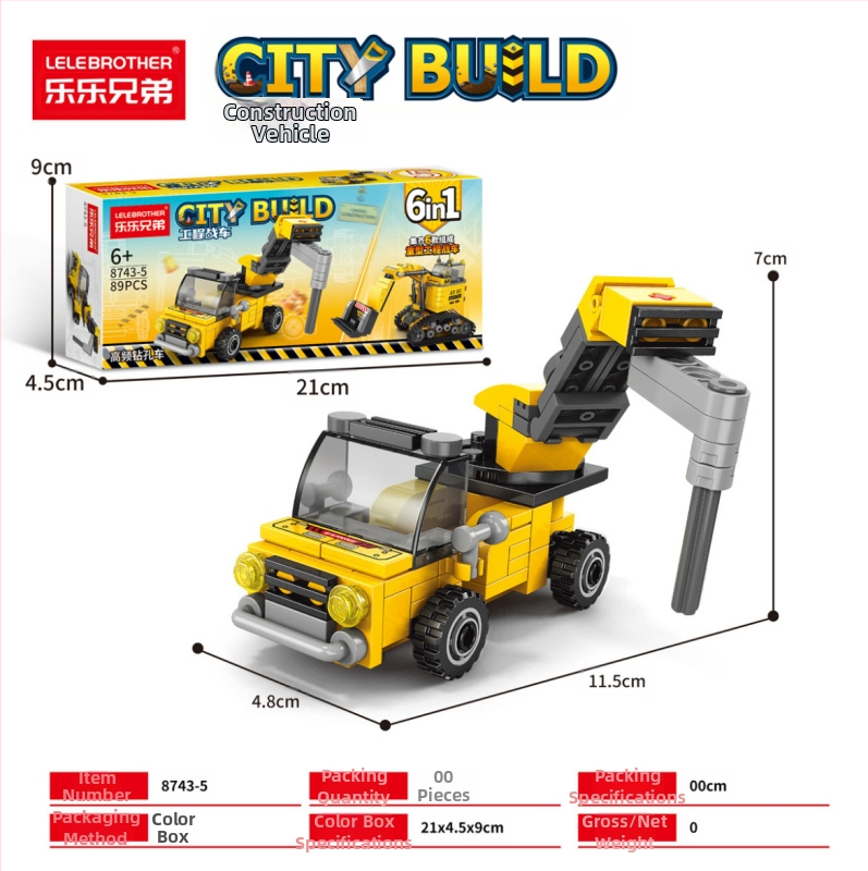 LELE BROTHER zodpovedajúci LEGO: vesmírny, vojenský a hasičský robot-puzzle stavebnice pre deti, ABS plast, 400–800 dielikov