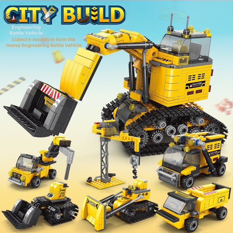 LELE BROTHER zodpovedajúci LEGO: vesmírny, vojenský a hasičský robot-puzzle stavebnice pre deti, ABS plast, 400–800 dielikov