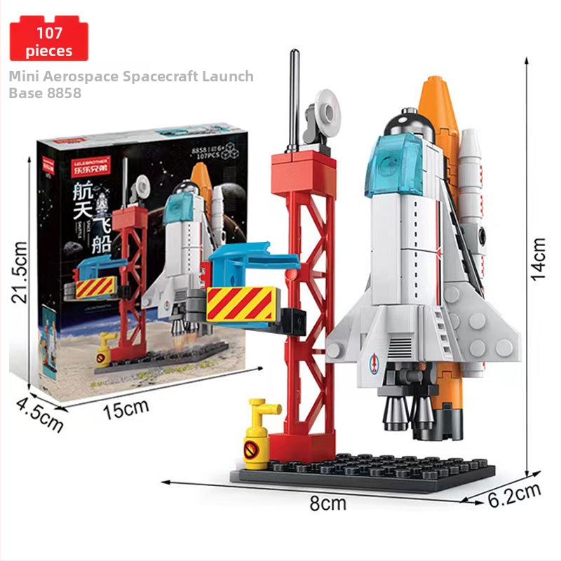 LELE BROTHER zodpovedajúci LEGO: vesmírny, vojenský a hasičský robot-puzzle stavebnice pre deti, ABS plast, 400–800 dielikov
