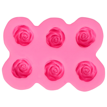 Formă din silicon cu floare de trandafir pentru fondant și ciocolată, decorare de tort DIY