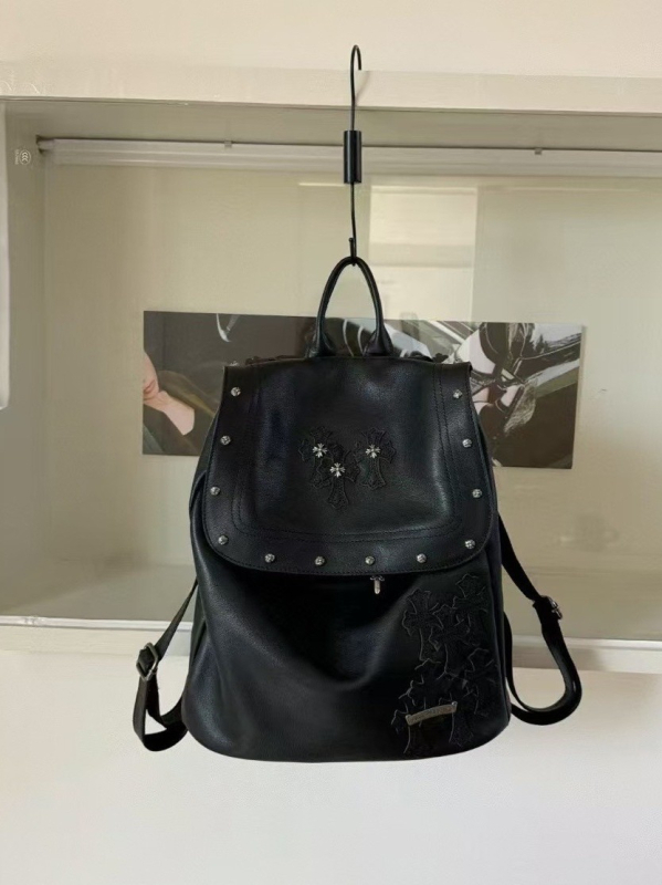 Ruksak od mekane PU kože s nitima, retro motiv sablje, velik kapacitet, unisex